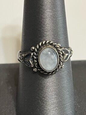 925 Moonstone Ring